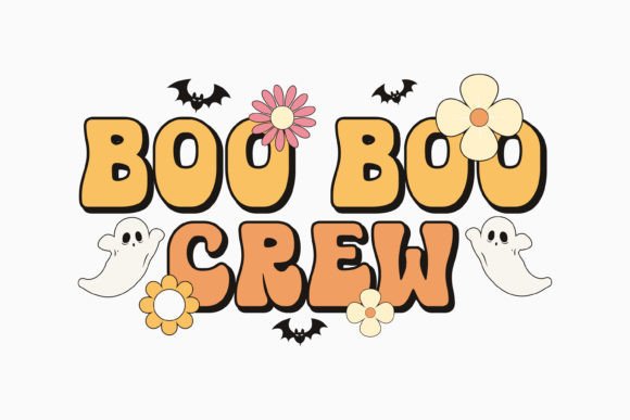 Halloween Boo Boo Crew Retro