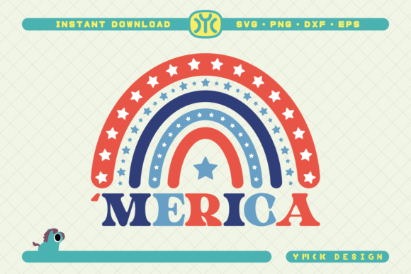 Merica SVG 4th of July SVG Retro SVG