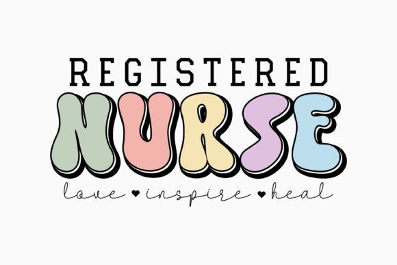 Registered Nurse Retro Nurse Svg