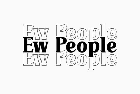Retro Sarcastic Quote SVG Ew People